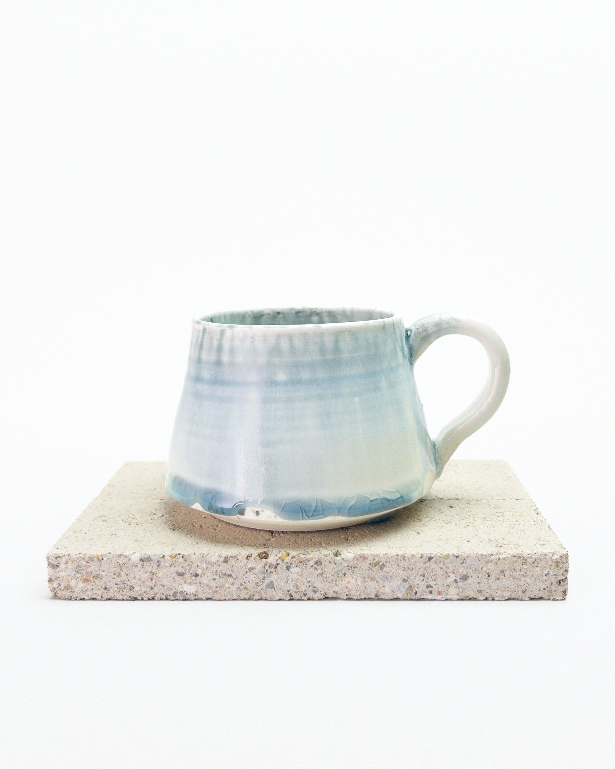 Blue Water Droplet Mug