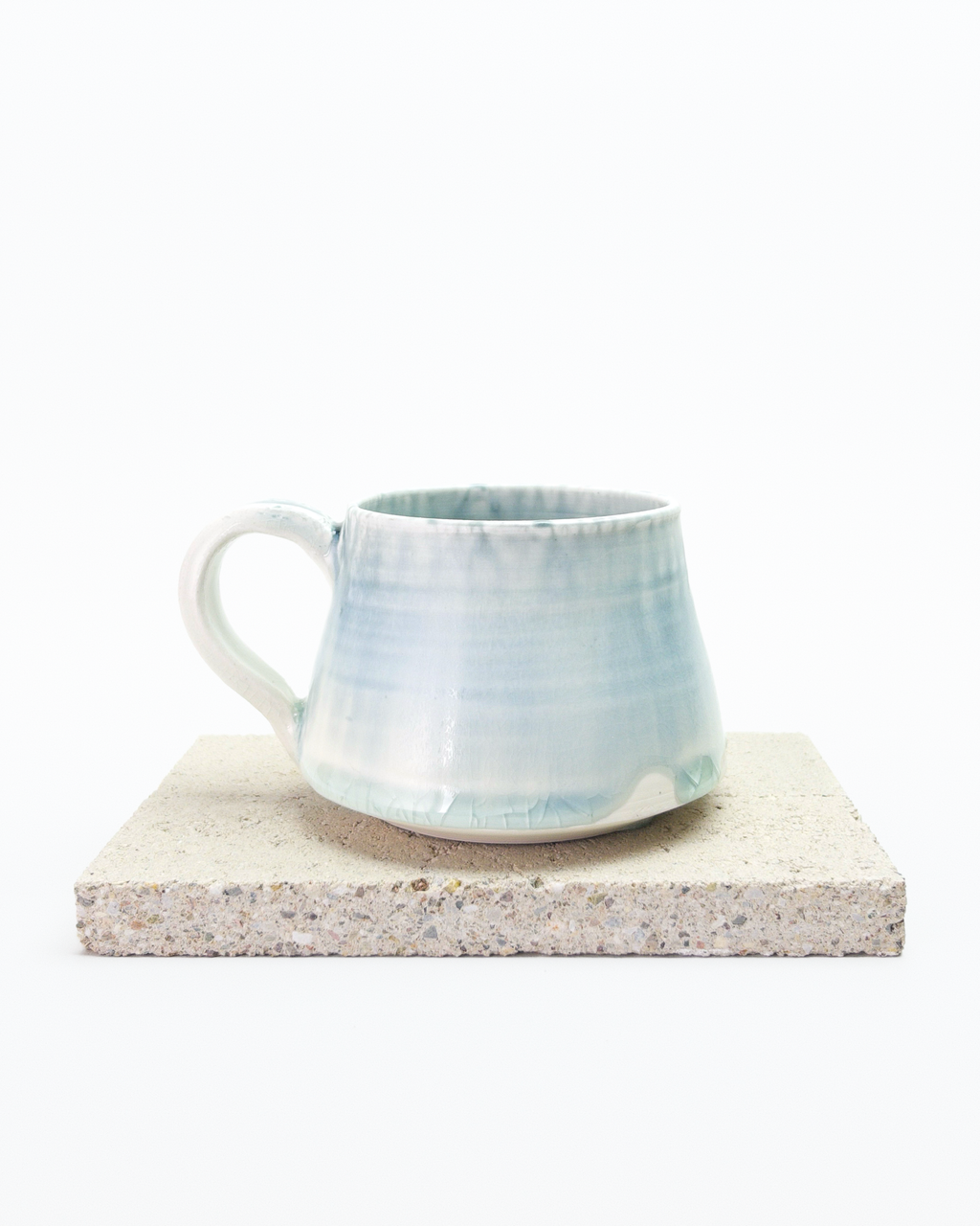 Blue Water Droplet Mug