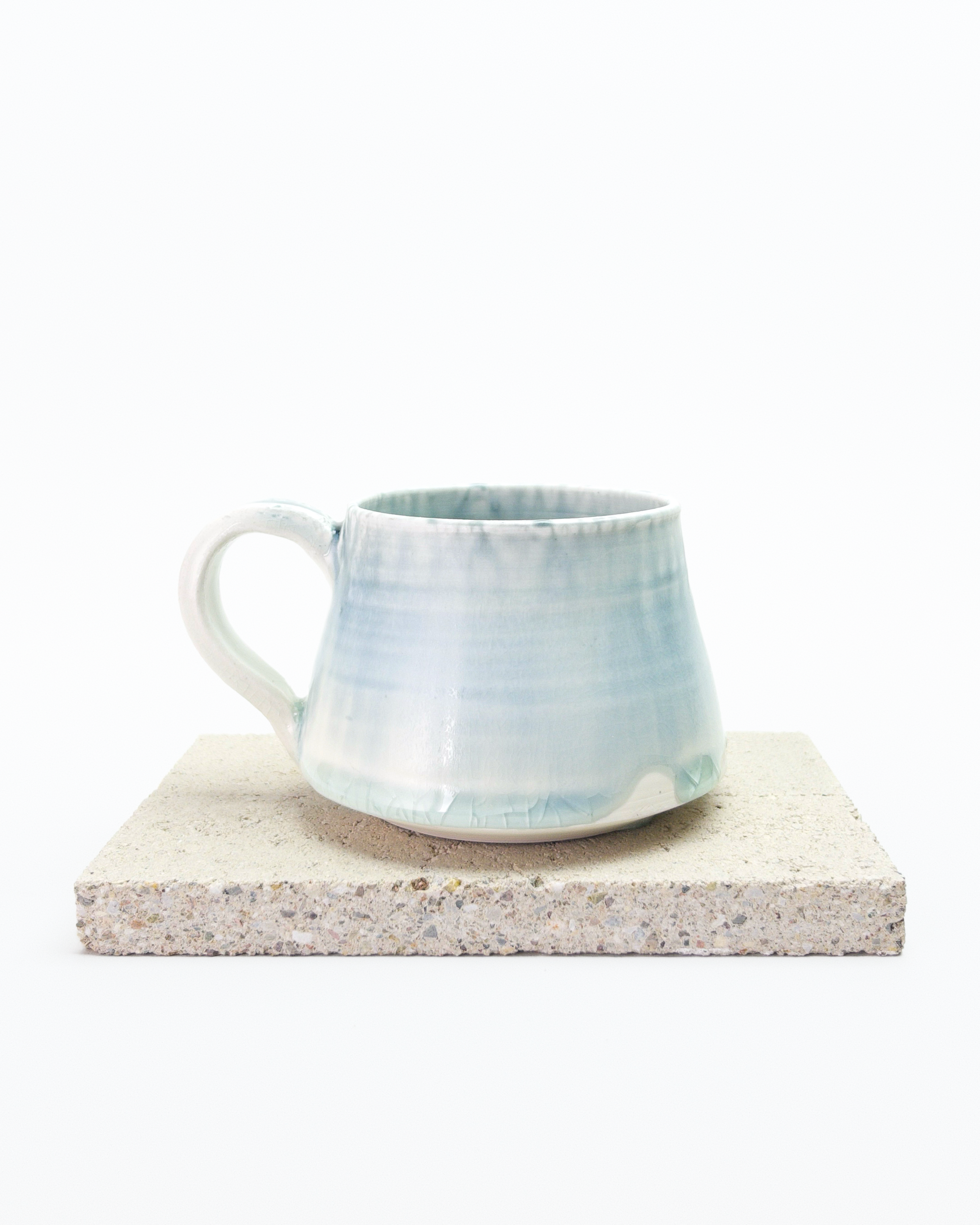 Blue Water Droplet Mug