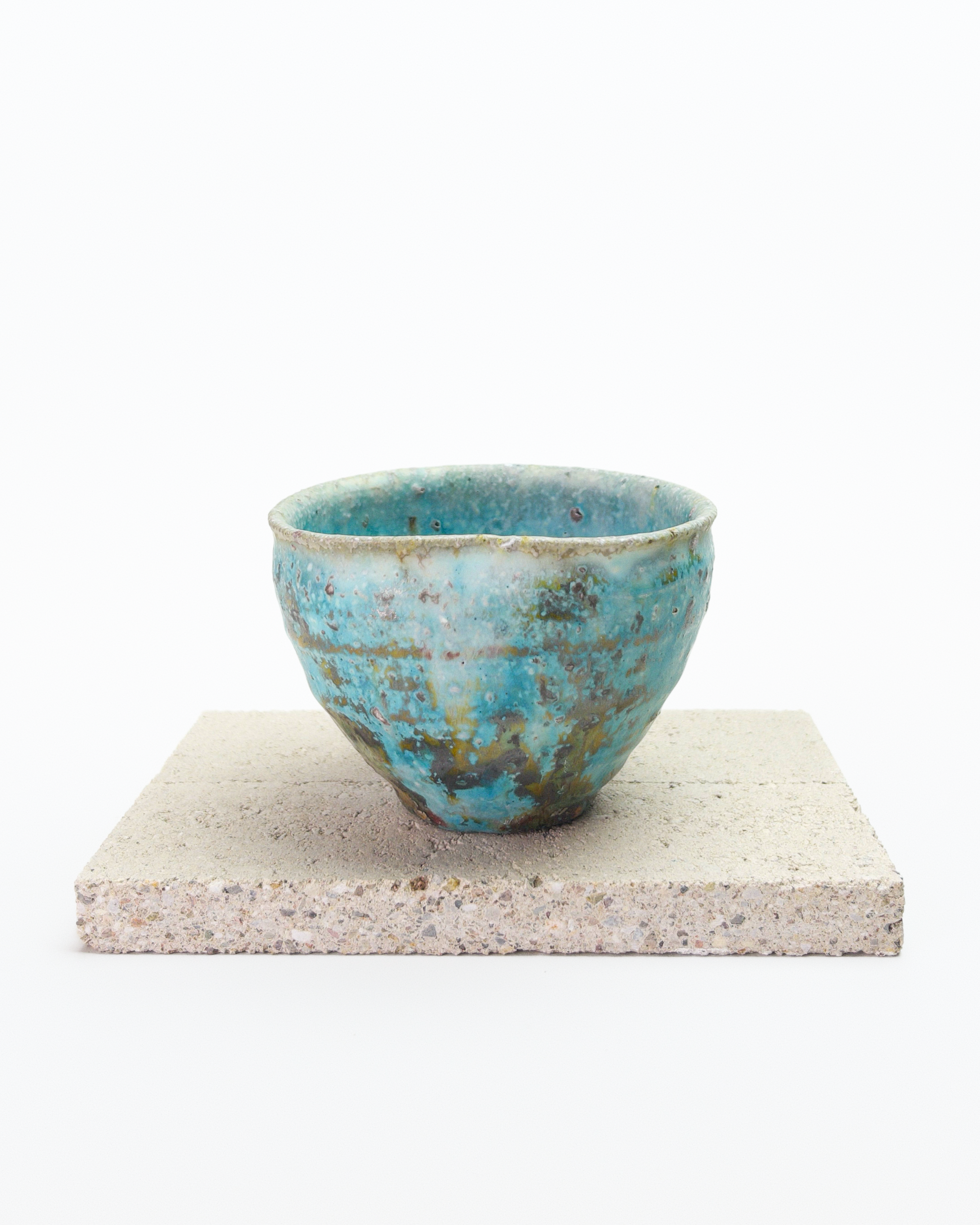 Turquoise Heart-shaped Cup A