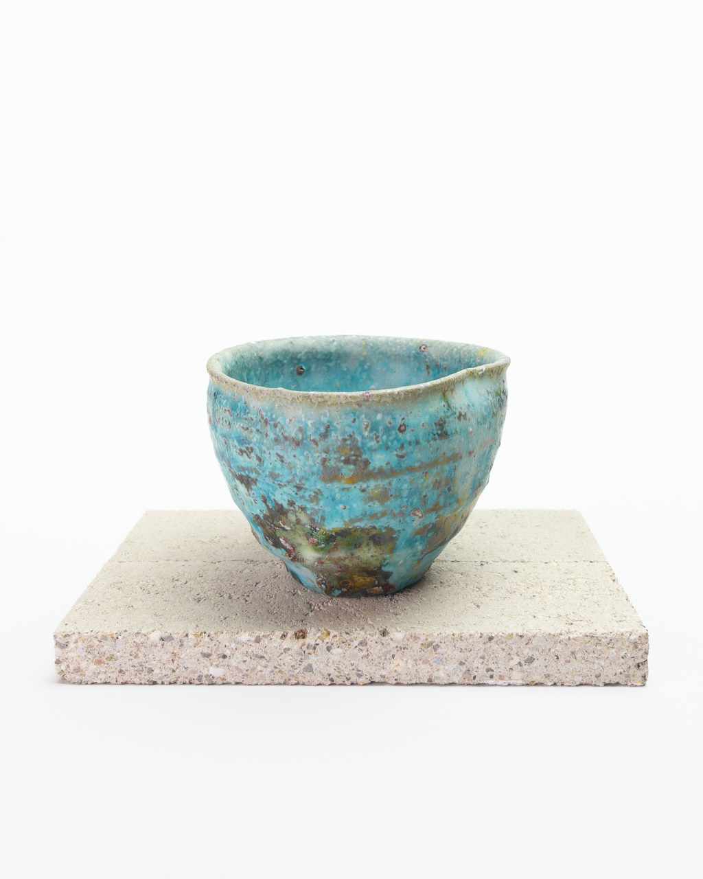 Turquoise Heart-shaped Cup A