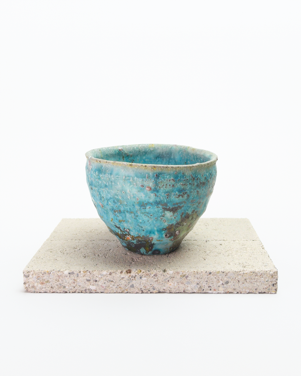 Turquoise Heart-shaped Cup A