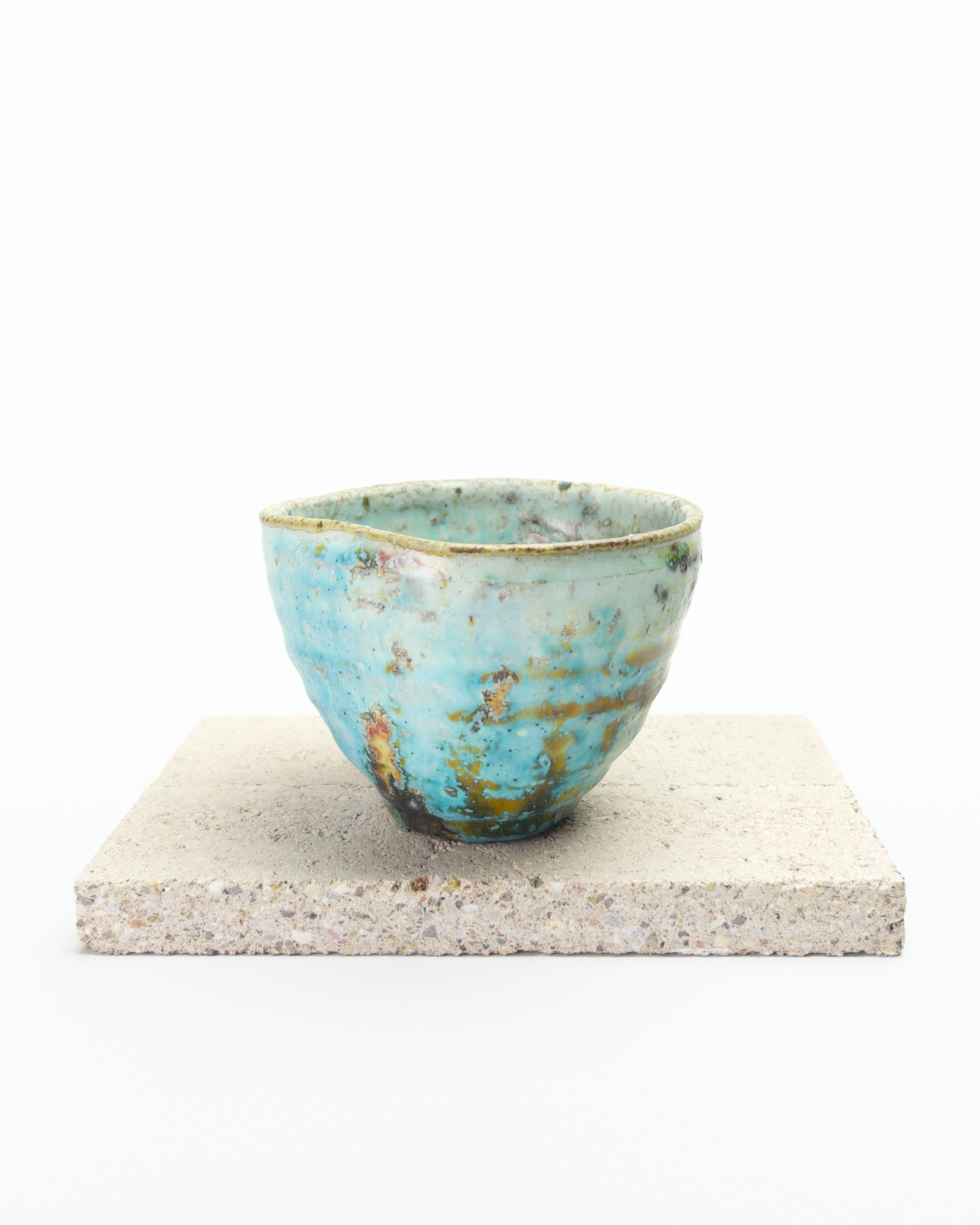 Turquoise Heart-shaped Cup B