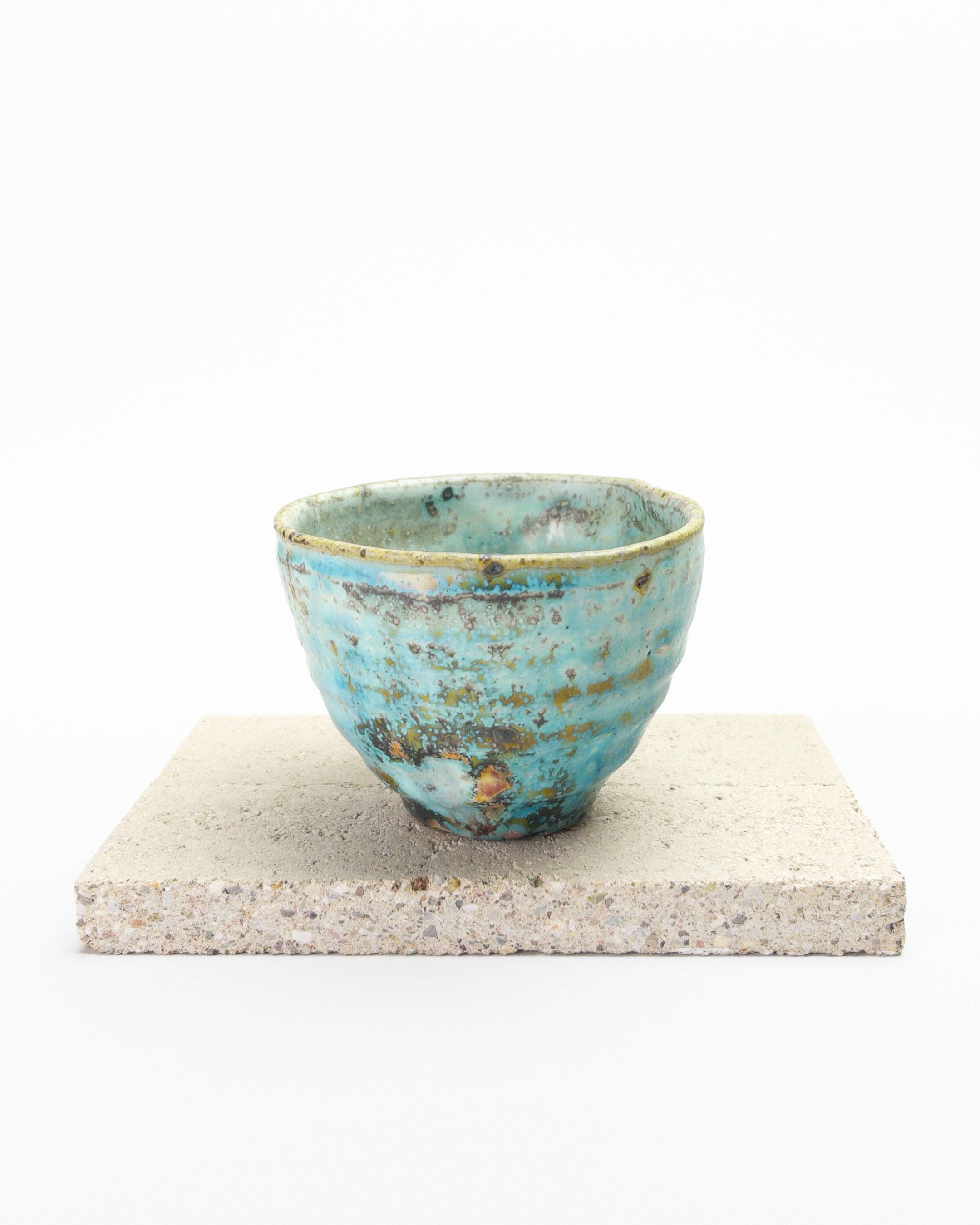 Turquoise Heart-shaped Cup B