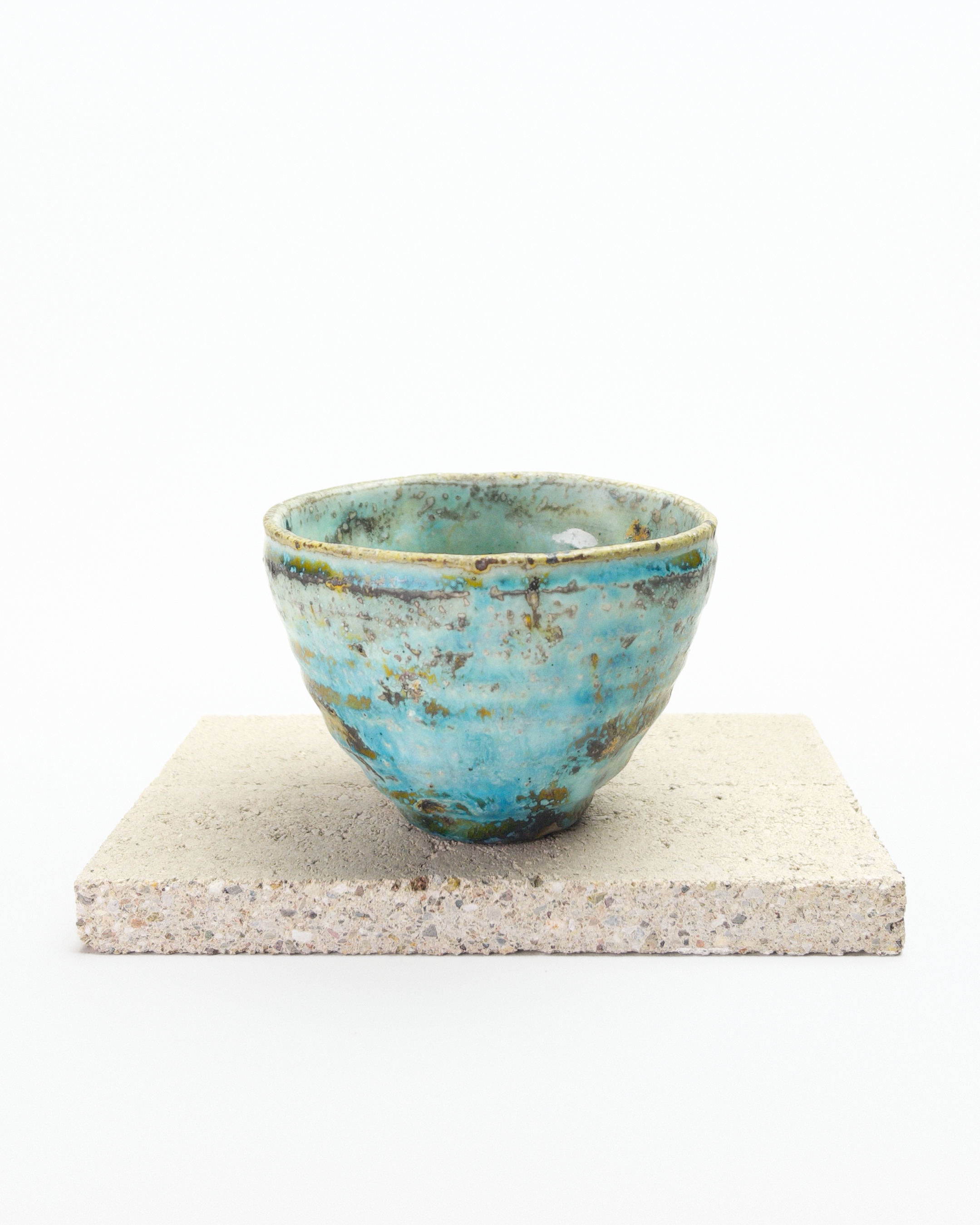 Turquoise Heart-shaped Cup B