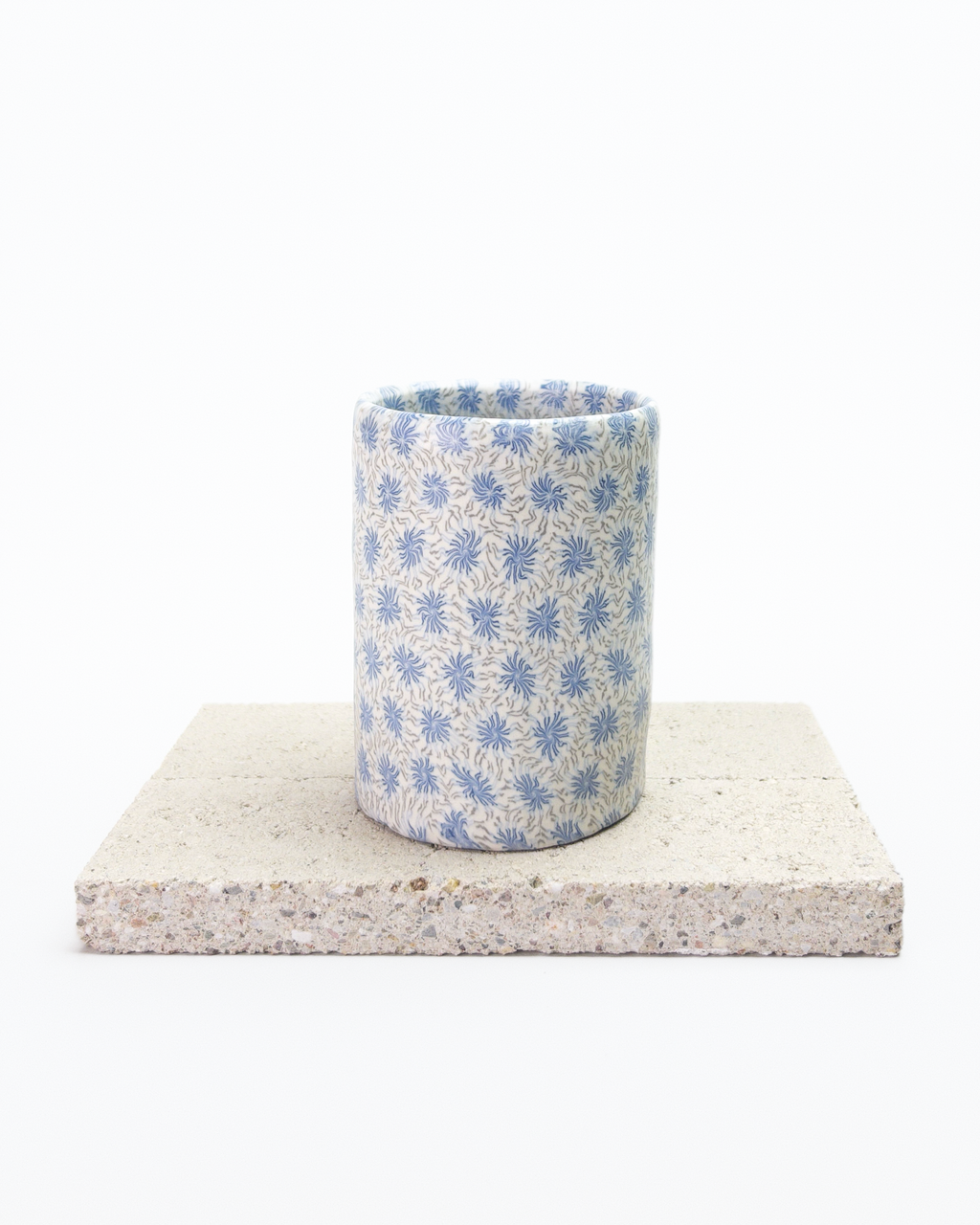Swirled Fireworks Nerikomi Beaker