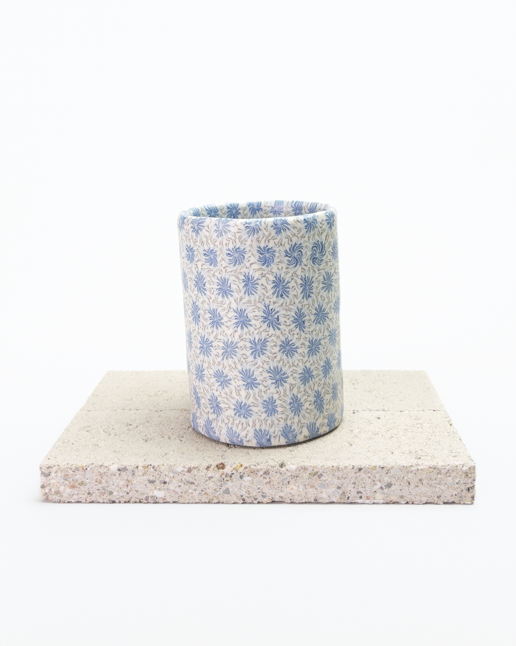 Swirled Fireworks Nerikomi Beaker