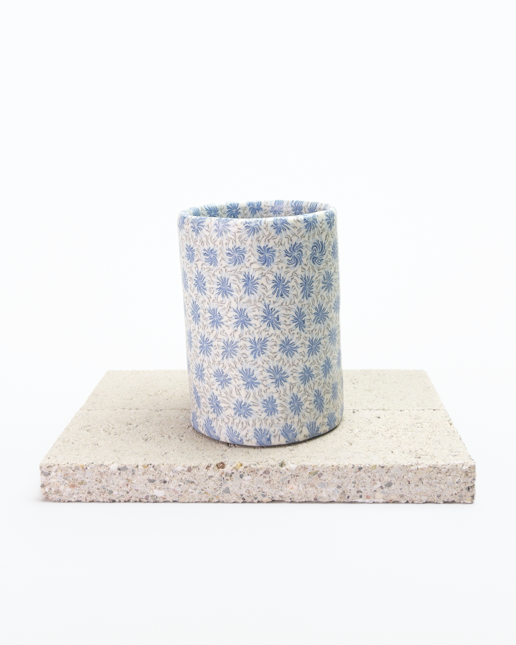 Swirled Fireworks Nerikomi Beaker