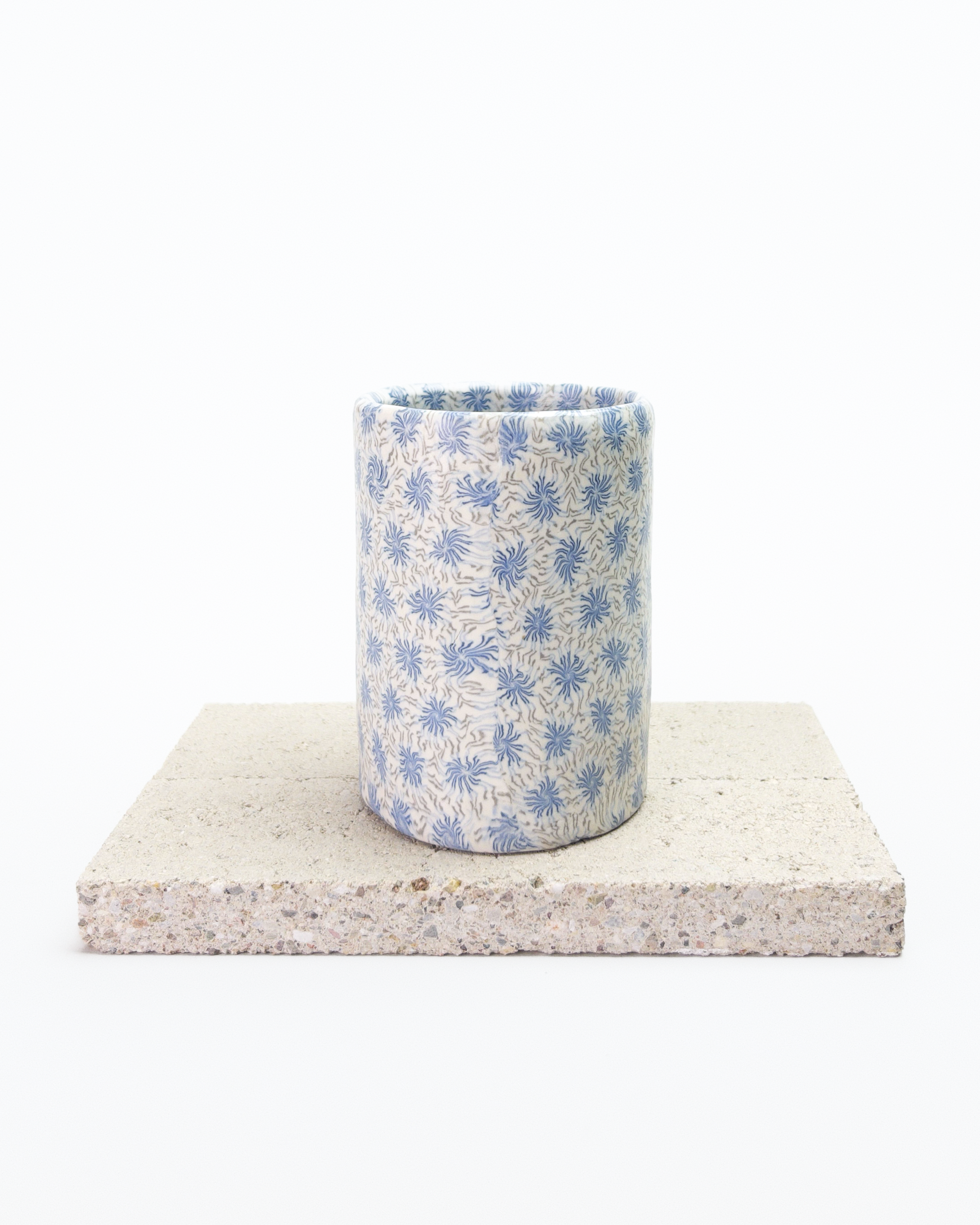 Swirled Fireworks Nerikomi Beaker