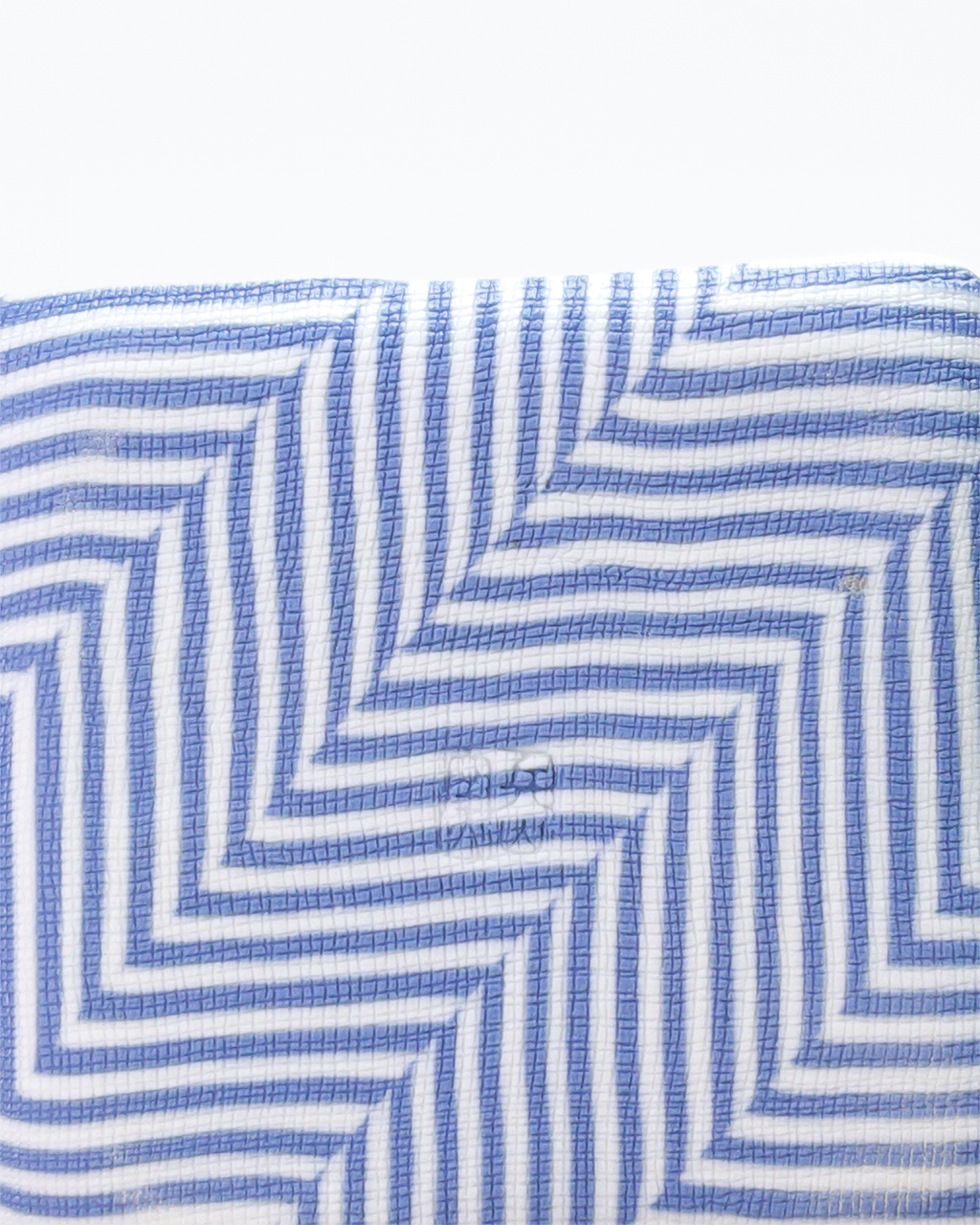 Pair of Blue Striped Nerikomi Cups + Saucers