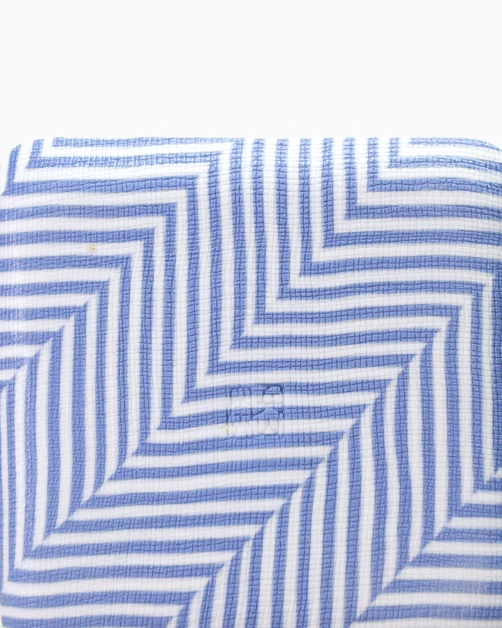 Pair of Blue Striped Nerikomi Cups + Saucers