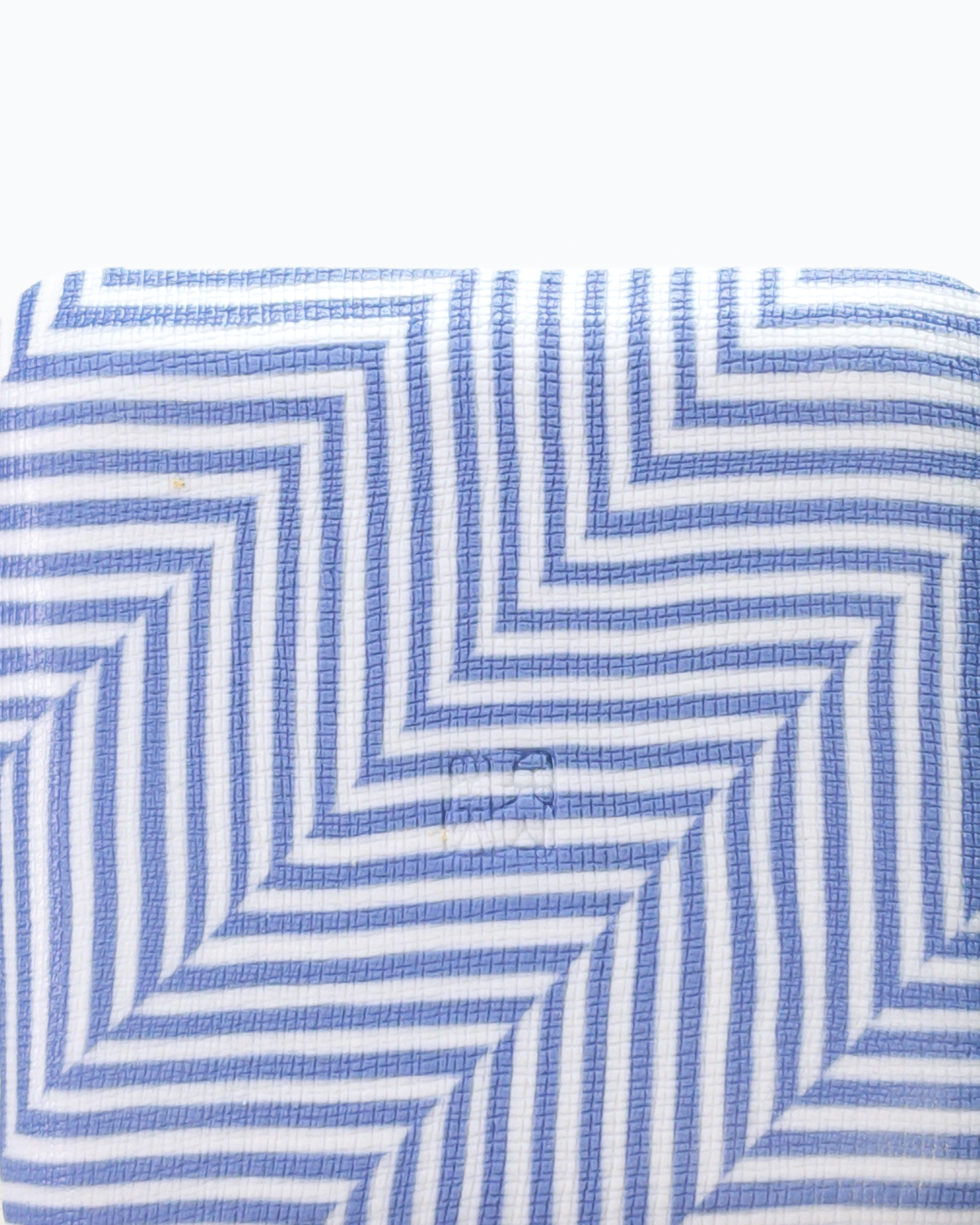 Pair of Blue Striped Nerikomi Cups + Saucers