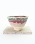 Vermillion and Jade Tea Bowl
